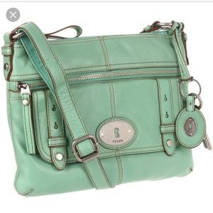 Fossil Sea Green Maddox Messenger Bag